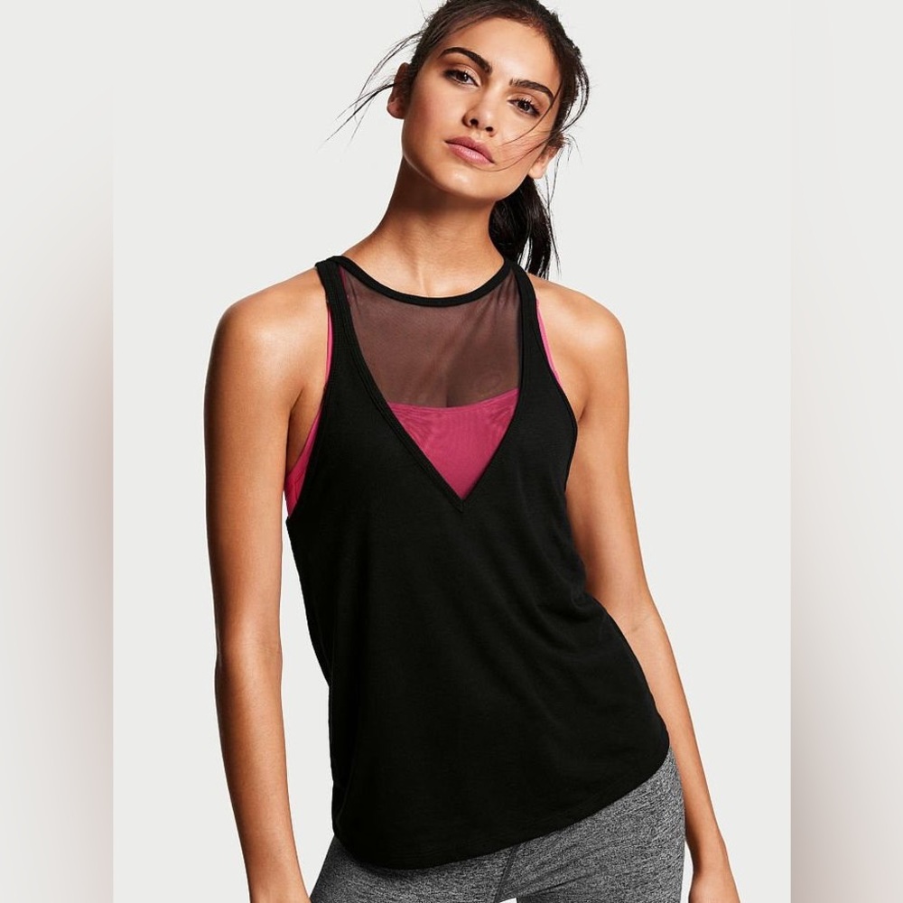 Victoria’s Secret Sport Mesh Front Tank